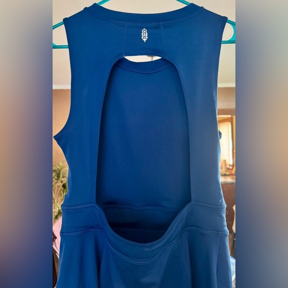 FP Movement Free People Easy Does It Dress size Medium Atlantic Blue - Picture 10 of 12
